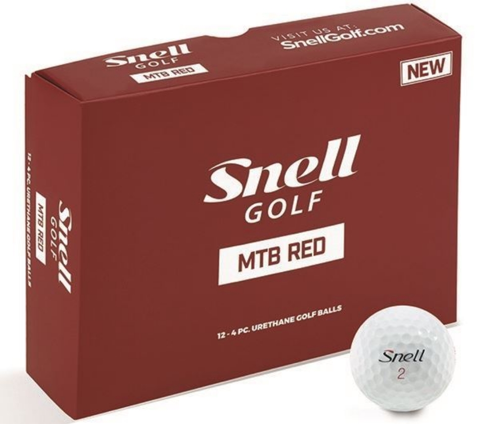 Picture of Snell  MTB Red Golf Ball (12)